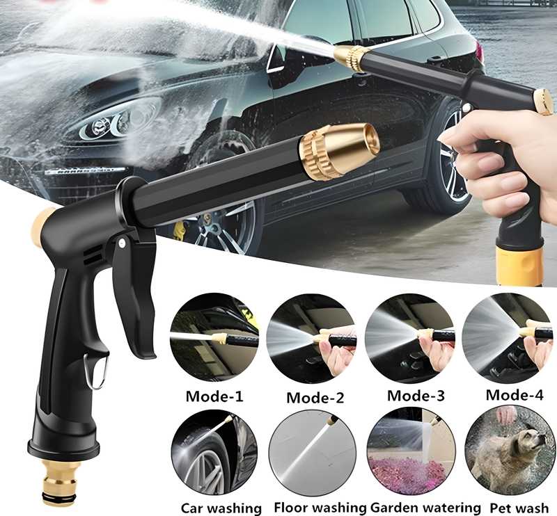 TurboFlow Portable High-Pressure Water Spray Nozzle