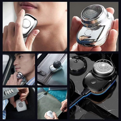 Ultimate Grooming Duo: Portable Mini Electric Shavers